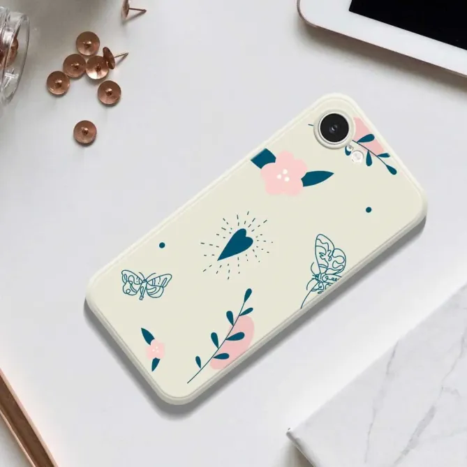 Coque iPhone 17e / 16e Boho Heart & Butterflies