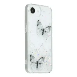 Coque iPhone 17e / 16e Epoxy Papillons Starry Sky