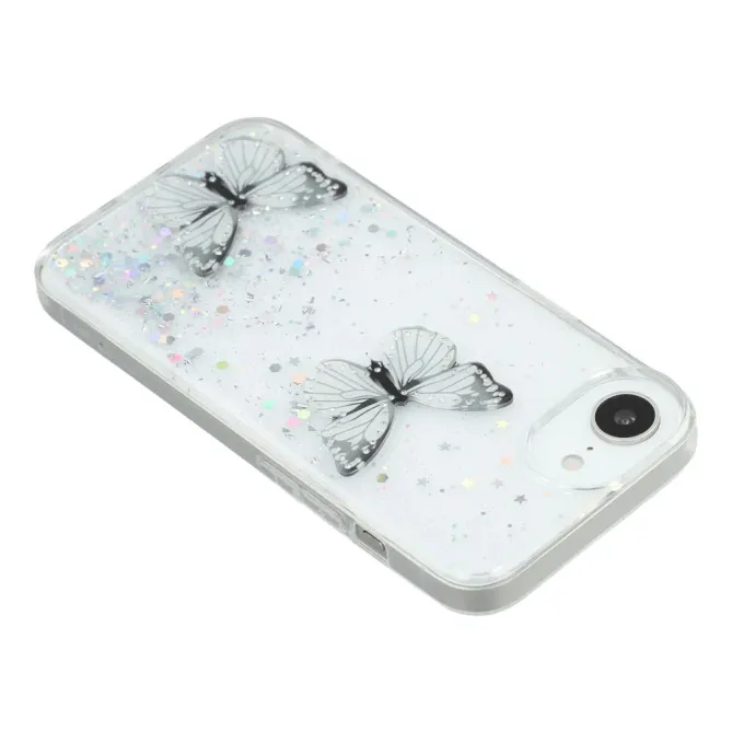 Coque iPhone 17e / 16e Epoxy Papillons Starry Sky