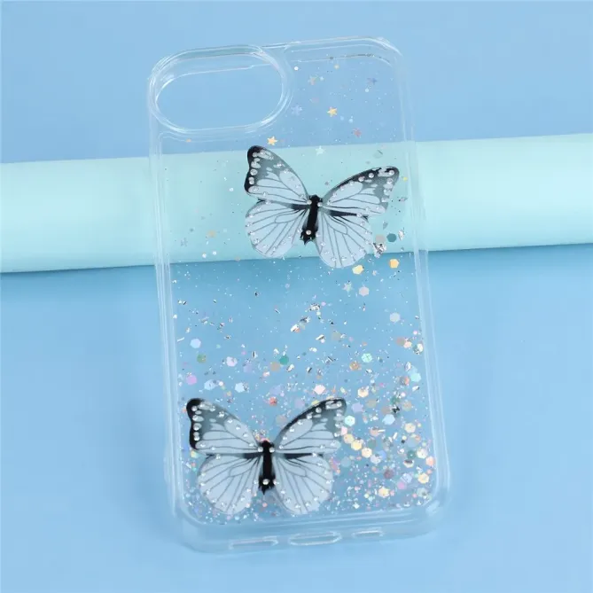 Coque iPhone 17e / 16e Epoxy Papillons Starry Sky