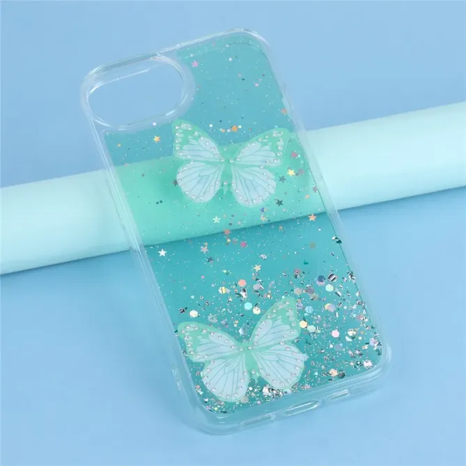 Coque iPhone 17e / 16e Epoxy Papillons Starry Sky