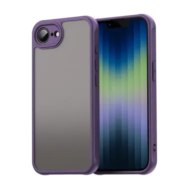 Coque iPhone 17e / 16e Intégrale avec Film Verre Trempé Skin Touch Violet - photo 27