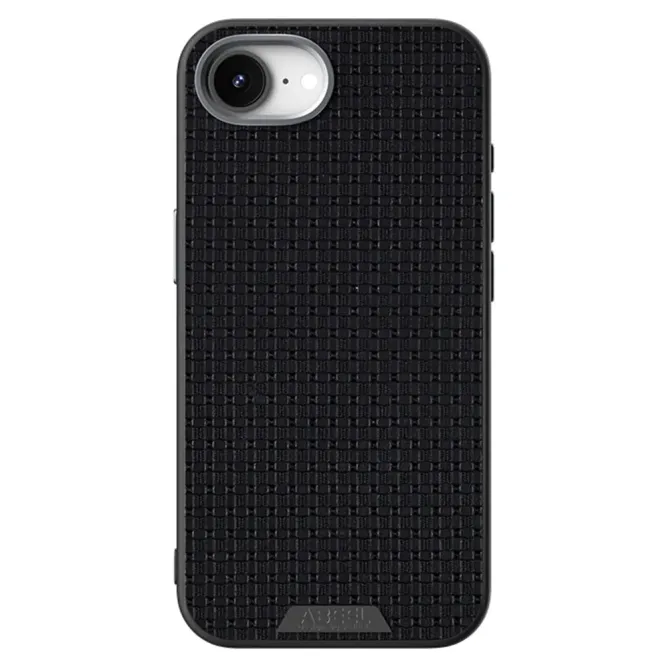 Coque iPhone 17e / 16e ABEEL Cuir Véritable Texturé MagSafe