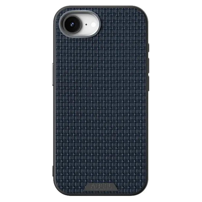 Coque iPhone 17e / 16e ABEEL Cuir Véritable Texturé MagSafe