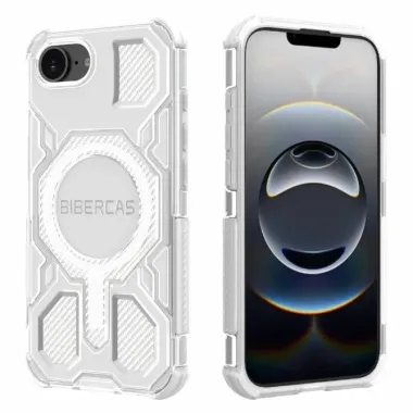 Coque iPhone 17e / 16e Antichoc Magnétique J-16 Transparent