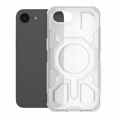 Coque iPhone 17e / 16e Antichoc Magnétique J-16 Transparent