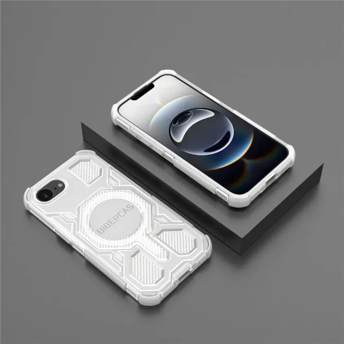 Coque iPhone 17e / 16e Antichoc Magnétique J-16 Transparent
