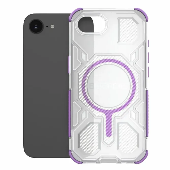 Coque iPhone 17e / 16e Antichoc Magnétique J-16 Transparent