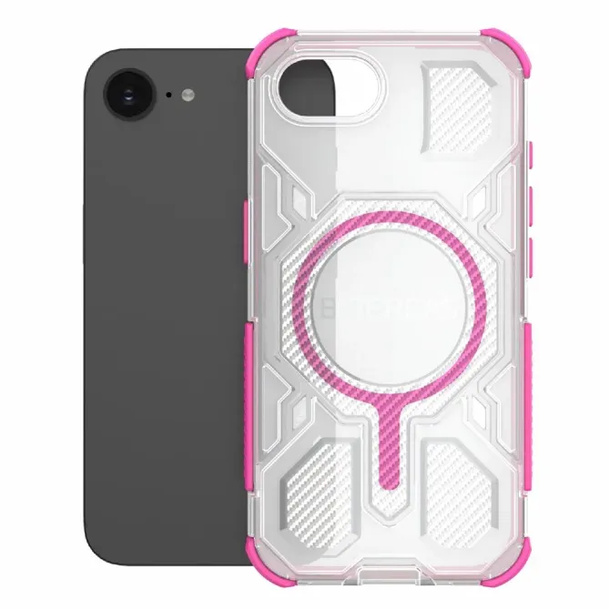 Coque iPhone 17e / 16e Antichoc Magnétique J-16 Transparent