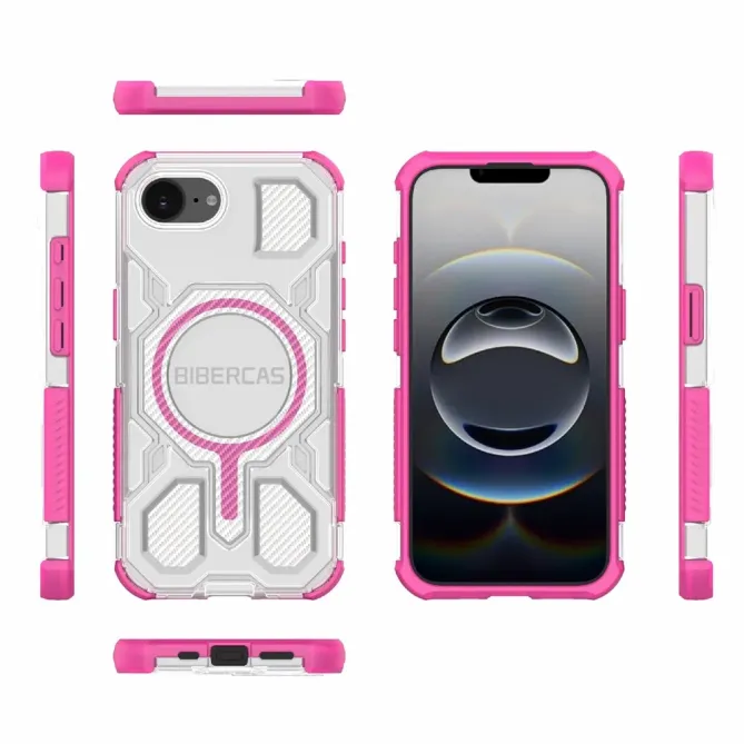 Coque iPhone 17e / 16e Antichoc Magnétique J-16 Transparent