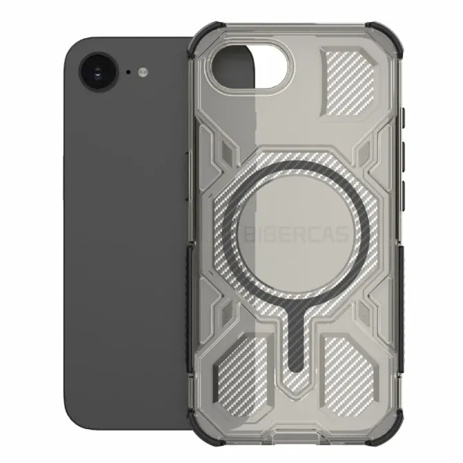 Coque iPhone 17e / 16e Antichoc Magnétique J-16 Transparent