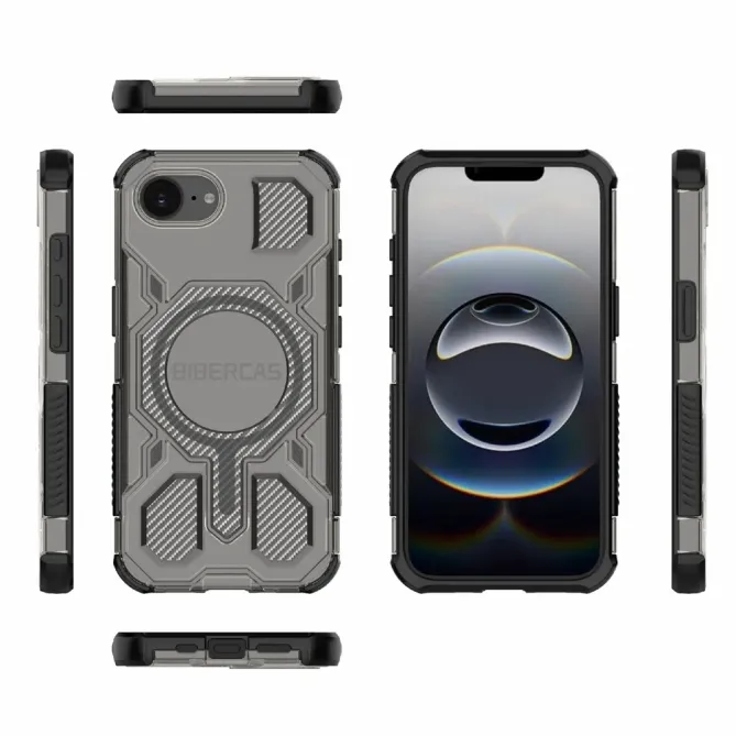 Coque iPhone 17e / 16e Antichoc Magnétique J-16 Transparent