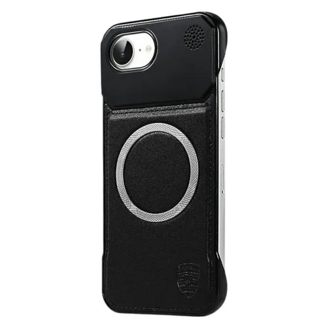 Coque iPhone 17e / 16e Effet Cuir MagSafe avec Aromathérapie
