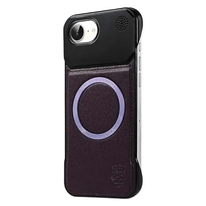 Coque iPhone 17e / 16e Effet Cuir MagSafe avec Aromathérapie