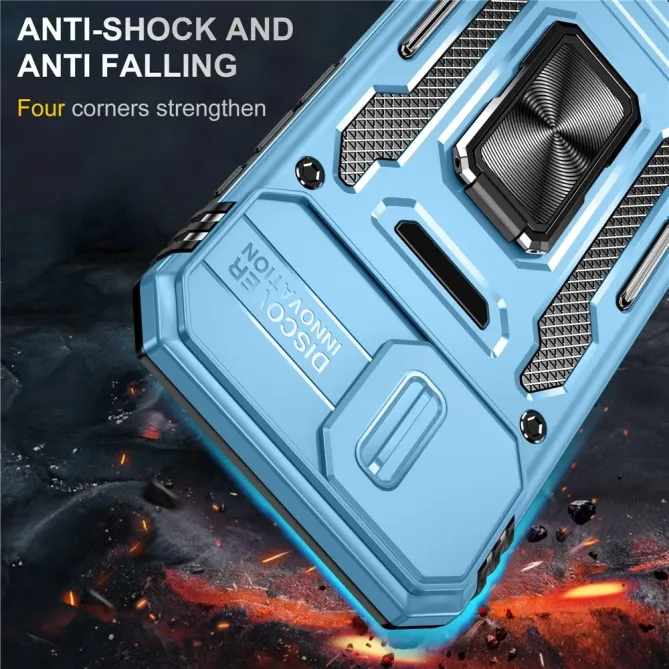 Coque iPhone 17e / 16e Armor Case avec Cache Objectif et Anneau