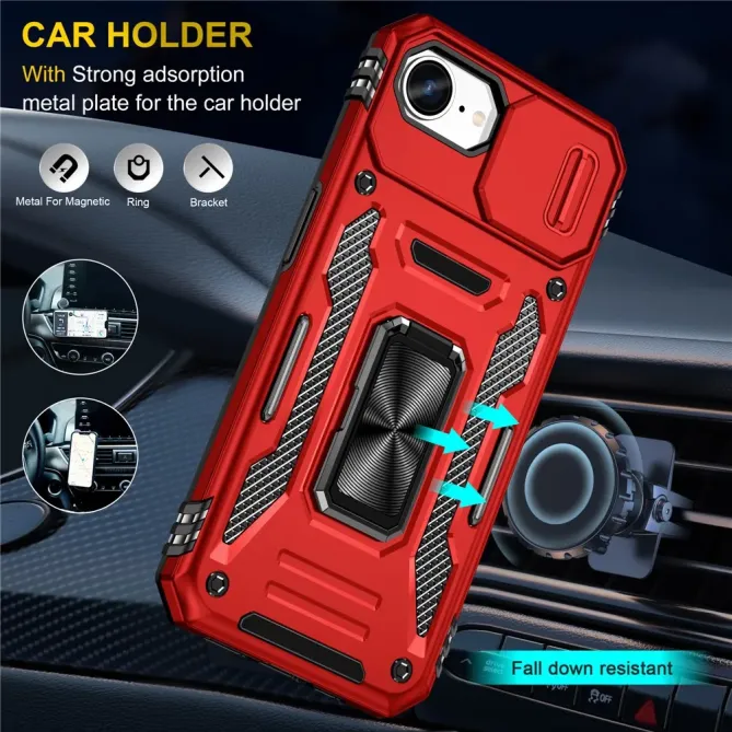 Coque iPhone 17e / 16e Armor Case avec Cache Objectif et Anneau