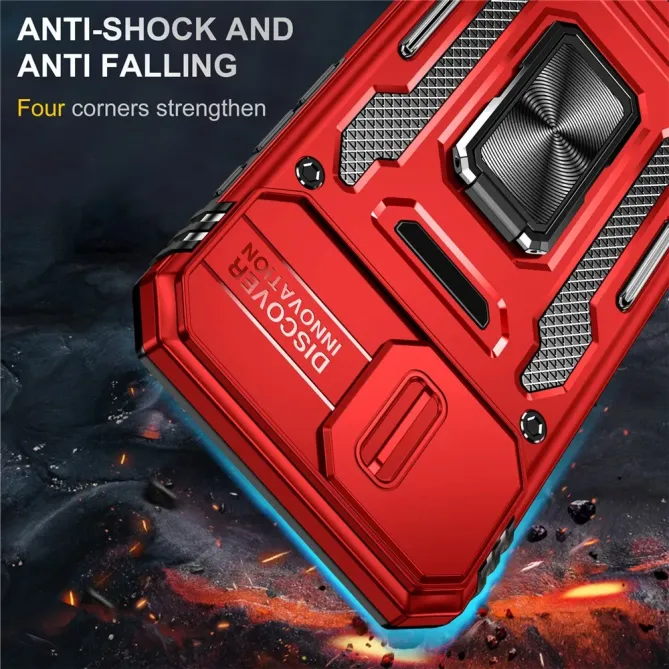 Coque iPhone 17e / 16e Armor Case avec Cache Objectif et Anneau