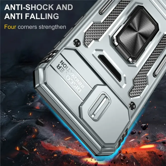 Coque iPhone 17e / 16e Armor Case avec Cache Objectif et Anneau