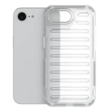 Coque iPhone 17e / 16e Armor Rayures Bi-matière Amovible