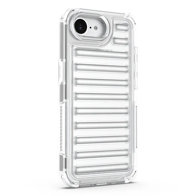 Coque iPhone 17e / 16e Armor Rayures Bi-matière Amovible