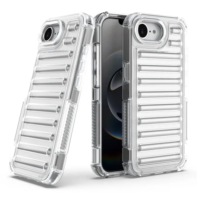 Coque iPhone 17e / 16e Armor Rayures Bi-matière Amovible