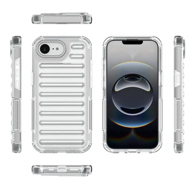 Coque iPhone 17e / 16e Armor Rayures Bi-matière Amovible