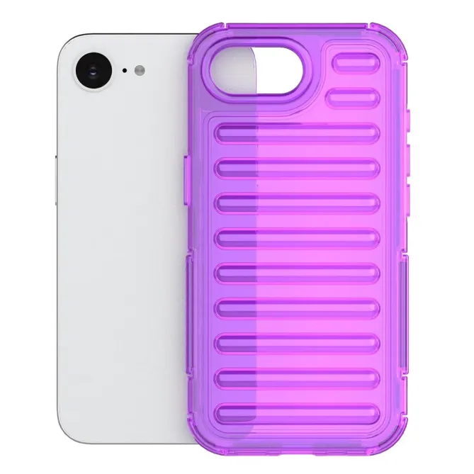 Coque iPhone 17e / 16e Armor Rayures Bi-matière Amovible