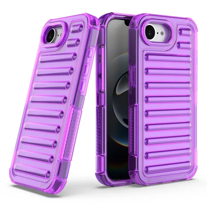 Coque iPhone 17e / 16e Armor Rayures Bi-matière Amovible