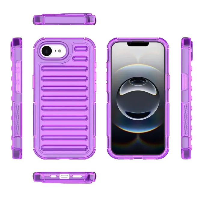 Coque iPhone 17e / 16e Armor Rayures Bi-matière Amovible