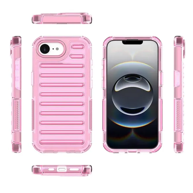Coque iPhone 17e / 16e Armor Rayures Bi-matière Amovible