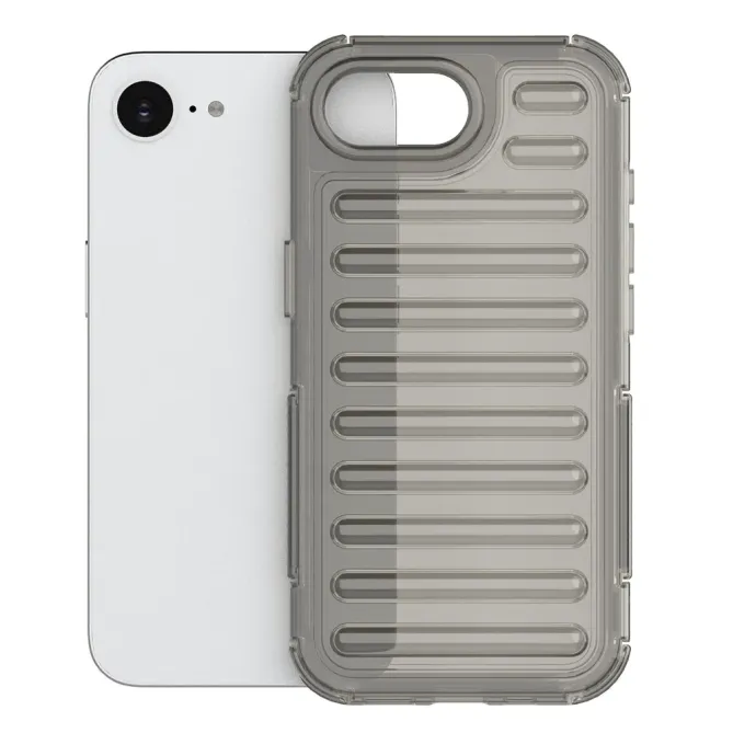 Coque iPhone 17e / 16e Armor Rayures Bi-matière Amovible