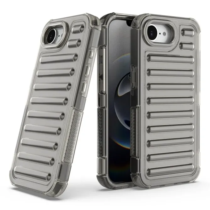 Coque iPhone 17e / 16e Armor Rayures Bi-matière Amovible