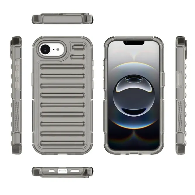 Coque iPhone 17e / 16e Armor Rayures Bi-matière Amovible