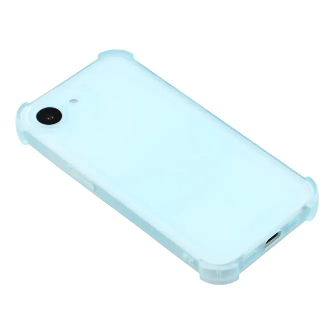 Coque iPhone 17e / 16e Silicone Mat Translucide à Coins Renforcés