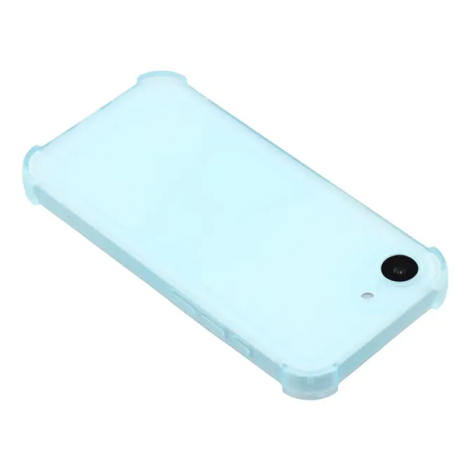 Coque iPhone 17e / 16e Silicone Mat Translucide à Coins Renforcés