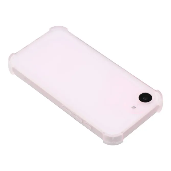 Coque iPhone 17e / 16e Silicone Mat Translucide à Coins Renforcés