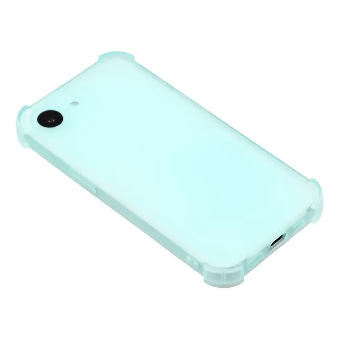 Coque iPhone 17e / 16e Silicone Mat Translucide à Coins Renforcés