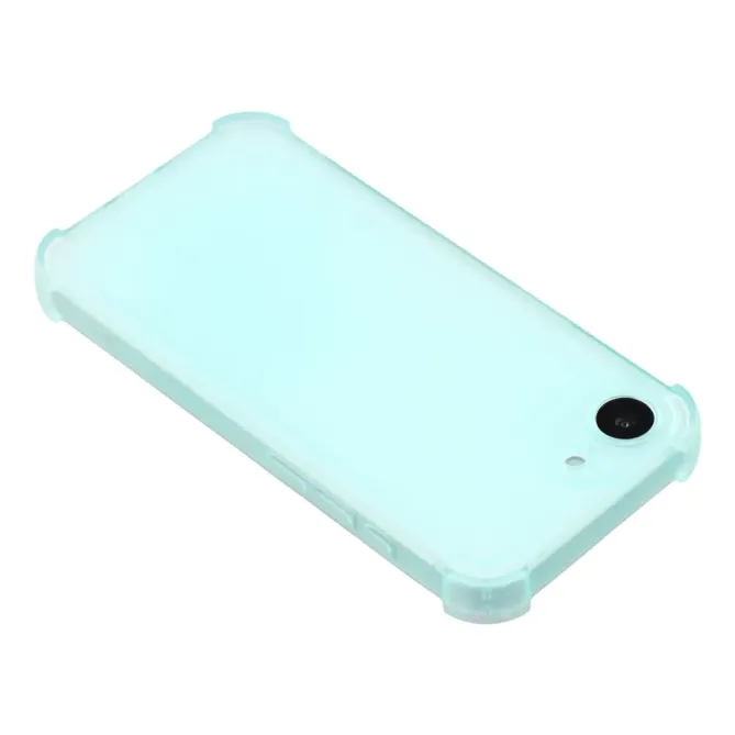 Coque iPhone 17e / 16e Silicone Mat Translucide à Coins Renforcés