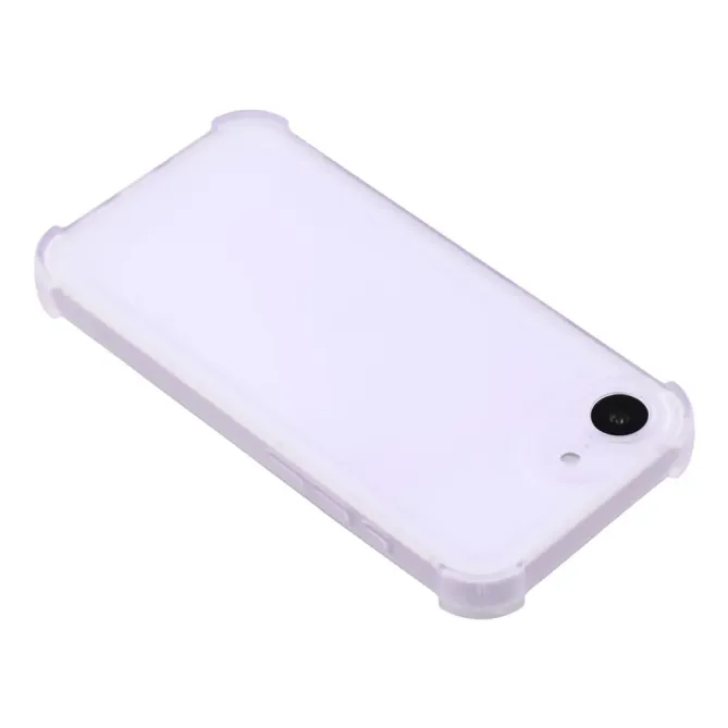 Coque iPhone 17e / 16e Silicone Mat Translucide à Coins Renforcés