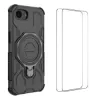 Coque iPhone 17e / 16e avec support + 2 films écran KJ Series