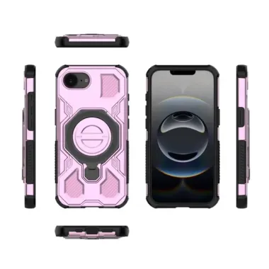 Coque iPhone 17e / 16e avec support + 2 films écran KJ Series Violet clair - photo 12