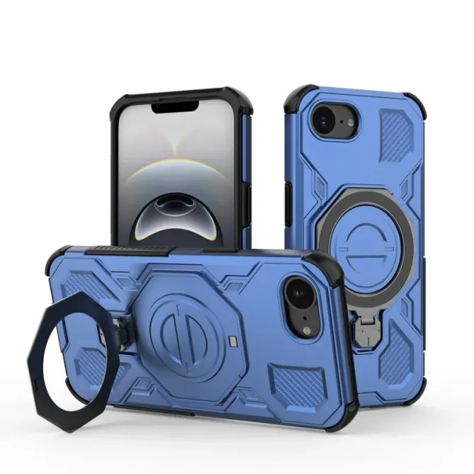 Coque iPhone 17e / 16e avec support + 2 films écran KJ Series