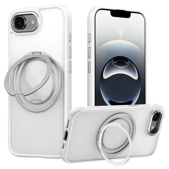 Coque iPhone 17e / 16e Magnétique avec Anneau Rotatif 360° et Support