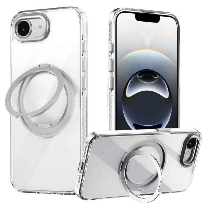 Coque iPhone 17e / 16e Magnétique avec Anneau Rotatif 360° et Support