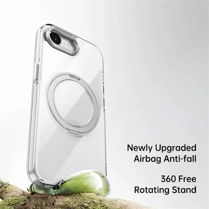 Coque iPhone 17e / 16e Magnétique avec Anneau Rotatif 360° et Support