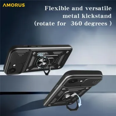 Coque iPhone 17e / 16e Camera Slide Fonction Support