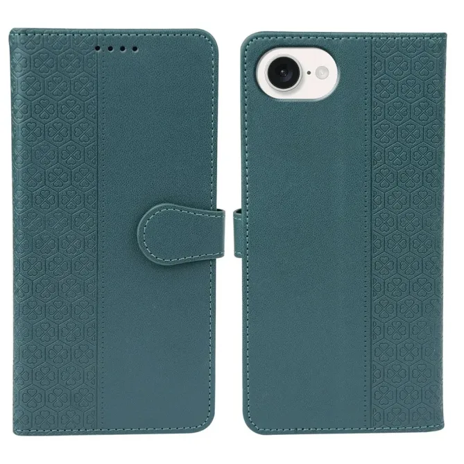 Housse iPhone 17e / 16e Coeurs Design Trèfle