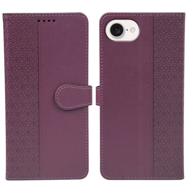Housse iPhone 17e / 16e Coeurs Design Trèfle