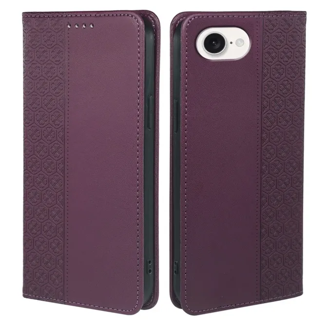 Flip Cover iPhone 17e / 16e Coeurs Design Trèfle