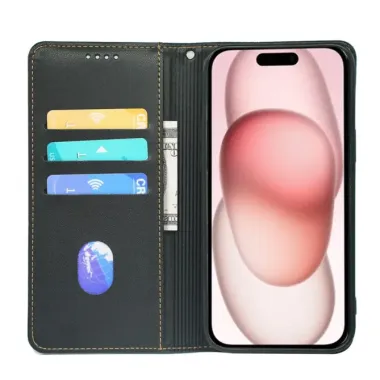 Flip Cover iPhone 17e / 16e Coeurs Design Trèfle Noir - photo 7